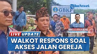Jemaat Gereja Minta Akses Jalan untuk Ibadah Diperbaiki, Walkot Bengkulu: Ingatkan Nanti di 2027