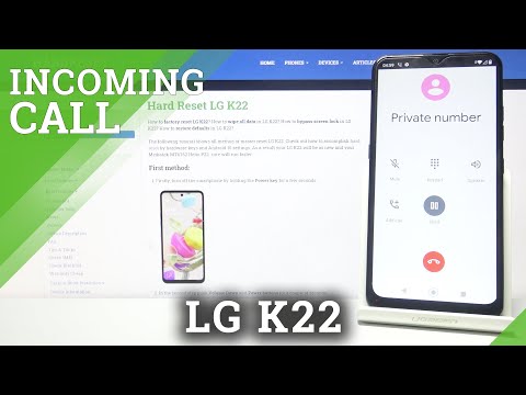 LG K22 - Incoming Call Animation & Available Dialer Settings