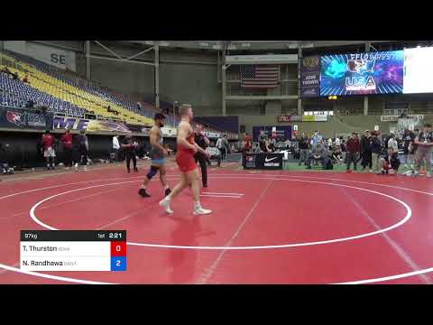 97 Kg Rr Rnd 4 - Tyler Thurston, Iowa Vs Nishan Randhawa, Panther Wrestling Club RTC 6a3e