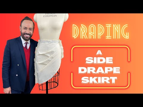 Draping a Side Drape Skirt