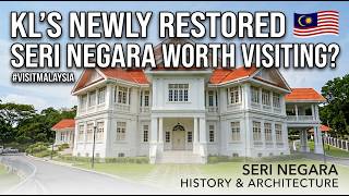 Visiting the Crazy Rich Asians Mansion in KL! 🇲🇾 (Inside Restored Seri Negara)