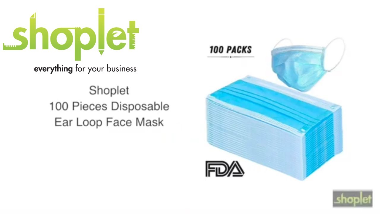100 pcs disposable earloop face masks dental surgical hypoallergenic 100 pcs disposable earloop face masks dental surgical hypoallergenic