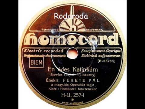 En edes Katinkam   Pal Fekete mit Homocord Orchester (Fred Bird)