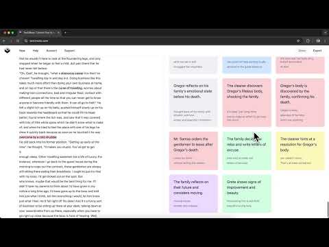 Text2Note video preview