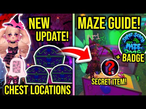 HOW TO COMPLETE THE MAZE IN ROYALE HIGH *EASY TUTORIAL* & NEW PRIZE! + ALL HIDDEN CHESTS