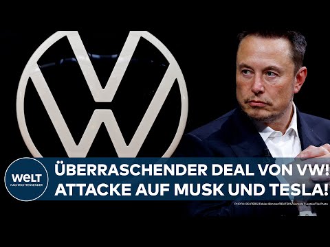VOLKSWAGEN: Überraschende Attacke auf Elon Musk und Tesla! VW wagt bei E-Autos den Befreiungsschlag