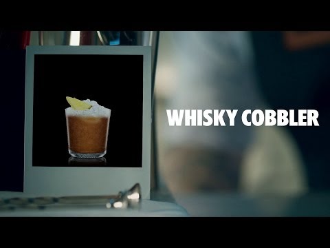 WHISKY COBBLER DRINK RECIPE - HOW TO MIX