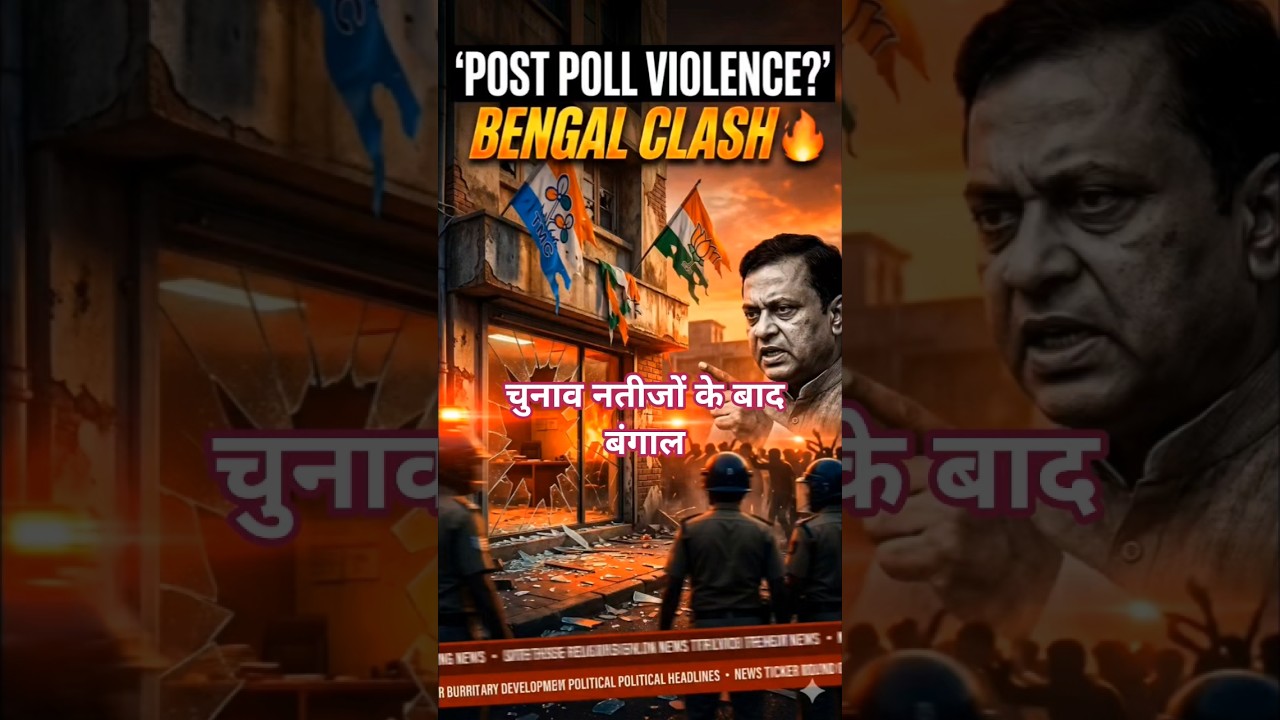 TMC vs BJP 🔥 Post Poll Violence Allegations| Big Statement by Samik Bhattacharya#shortsfeed #shorts