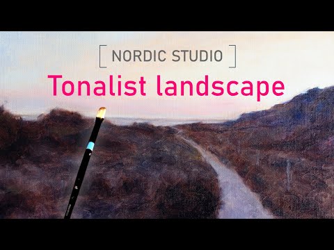 How to PAINT in a TONALIST style: Oil painting TUTORIAL