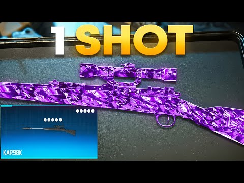 new *ONE SHOT* KAR98 CLASS is BROKEN in WARZONE! 😲 (Best KAR98 Class Setup) - BO7