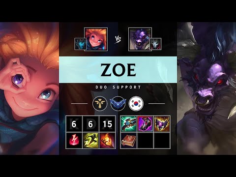 Zoe Support vs Alistar - KR Diamond Patch 25.14