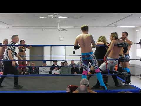 Jonathan Cross & Ronnie Payne & Rudy Lockhart vs Hollywood Heathens & Maddison Miles