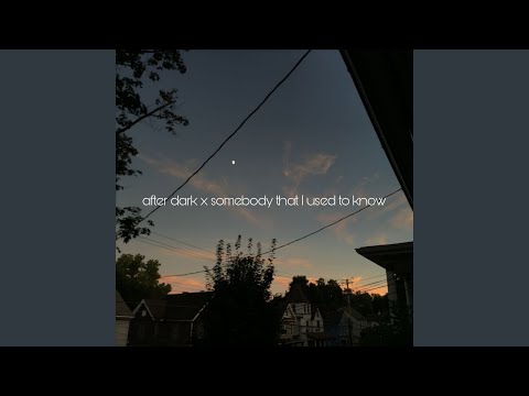 After Dark x Somebody that I used to know (Lofi)