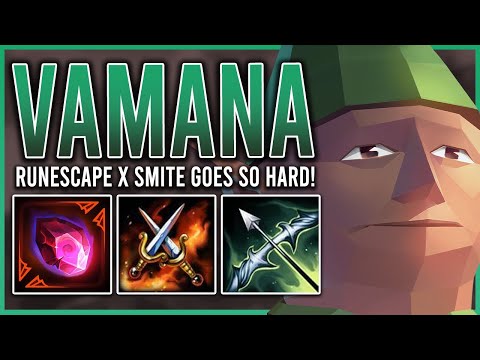 RUNESCAPE VAMANA X SMITE IS SO SICK! - Solo Grandmasters Ranked Conquest Season 9 #runescape #smite