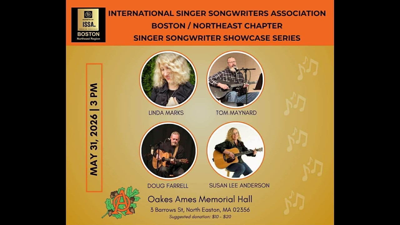 ISSA Singer Songwriter Showcase Series May Concert