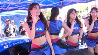 2024 SUPER GT Rd.3 SUZUKA  #61 青山水咲 楠木絢 一ノ瀬のこ 桜田莉奈 SUBARU BRZ GT GALS BREEZE レースクイーン撮影会 4K