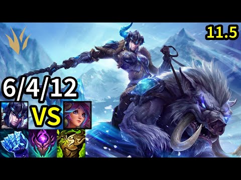 Sejuani Jungle vs Lillia - KR Grandmaster | Patch 11.5