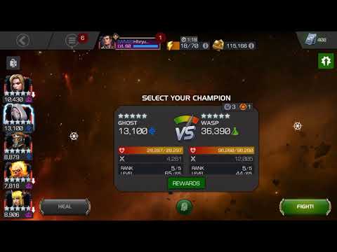 MCOC Variant 1 chapter 2.1 - Ghosting through Spite and Fisticuffs path vs Wasp