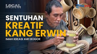 Imah Kreasi Awi Bogor, Sentuhan Kang Erwin Sulap Bambu Jadi Karya Seni Bernilai Tinggi