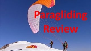 preview picture of video 'Paragliding Jackson Hole - Review - First Flight -  mountain resort wyoming Teton Village'