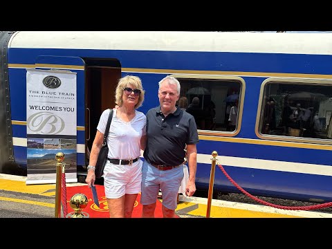 The Blue Train from Pretoria to Cape Town in South Africa, a 994 mile, 50 hour journey.