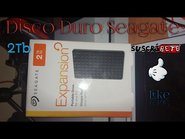 Vídeo relacionado con Seagate Portable Drive 2TB, Unidad de disco duro externo, 2,5", USB 3.0, Data Rescue Service (STGX2000400)