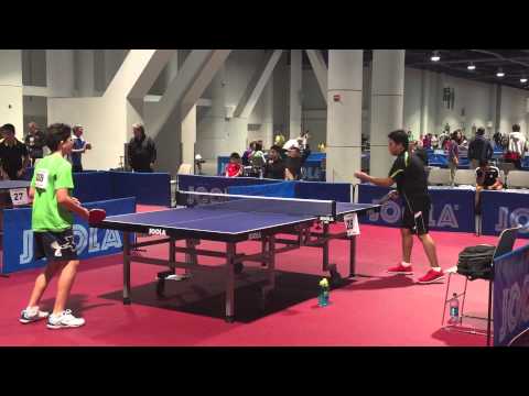 Beni Korol at 2015 US Open Table Tennis tournament, Las Vegas 6/2015