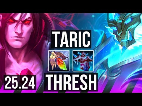 TARIC & Pyke vs THRESH & Sivir (SUP) | 6k gold comeback, 13K damage | EUW Master | 25.24