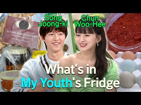 What's In ＂My Youth＂ Song Joong-ki 💖 Chun Woo-Hee's Fridge? 🤤🤤🤤 | Chef & My Fridge