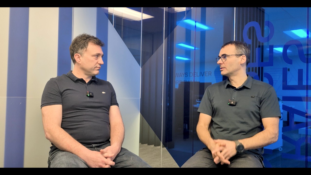 Hugues Foltz and Carl Chouinard discussing the context window problem in enterprise AI coding