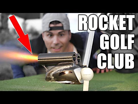 Engineer Creates A Rocket-Powered Golf Club And Just Absolutely Demolishes A Ball