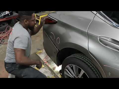 2020 Lexus ES 350 How to take off the back bumper