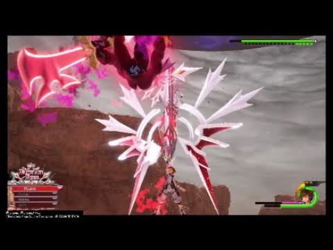 Dark Inferno VS Ultima weapon. KH3 secret boss battle!!