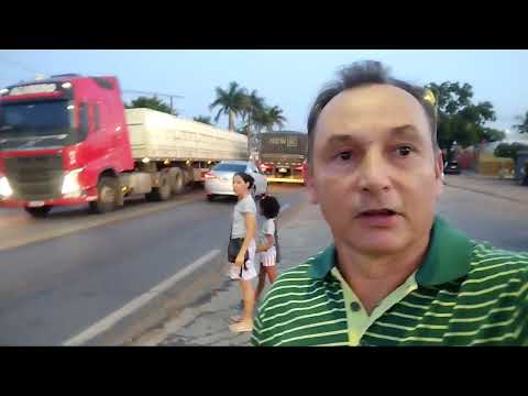 Cidade de Jangada em Mato Grosso precisa de uma passarela URGENTE!  BR 364/163 tráfego intenso!