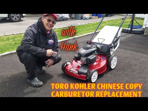TORO RECYCLER KOHLER 6.75 22" LAWNMOWER CHINESE COPY AUTO CHOKE CARBURETOR SWAP REPLACEMENT REPAIR