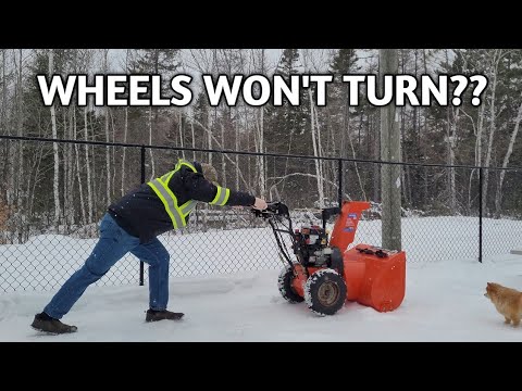 Ariens Snowblower wheels not turning? How to replace the friction disc. Step by step