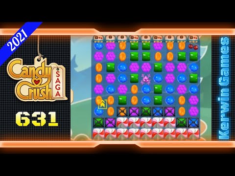 Candy Crush Saga Level 631 - No Boosters - 12 moves (2021)