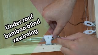 Made to measurebamboo blinds, available on the Naturtrend webshop. Pergola roof shading with horizontal bamboo roller blind. Natural bamboo material for uotdoor use.