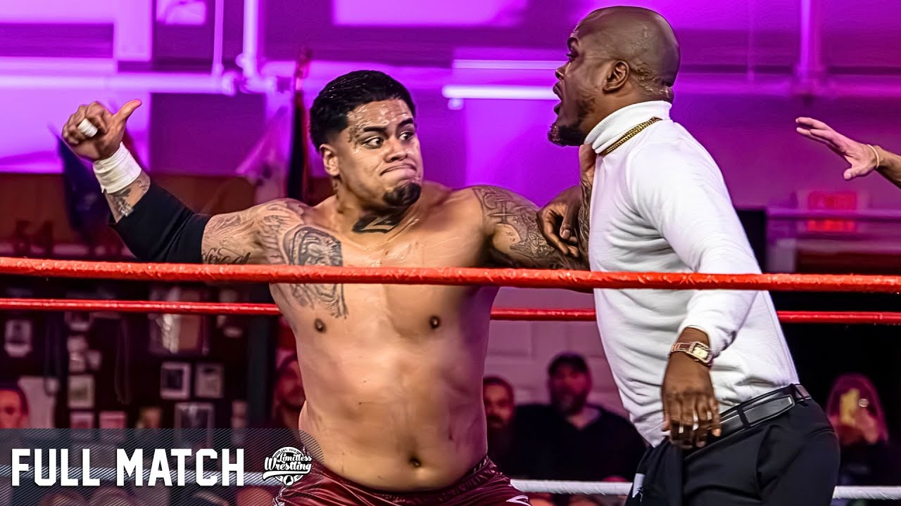 Zilla Fatu & Dezmond Cole vs. Channing Thomas & Aiden Aggro | Limitless Wrestling (WWE GCW ROW HOG)