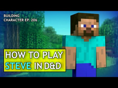 How to Play Steve in Dungeons & Dragons (Minecraft Build for D&D 5e)
