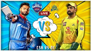 🔴 Live | Delhi vs Chennai, 50th Match - Live Cricket Score, Tamil Commentary