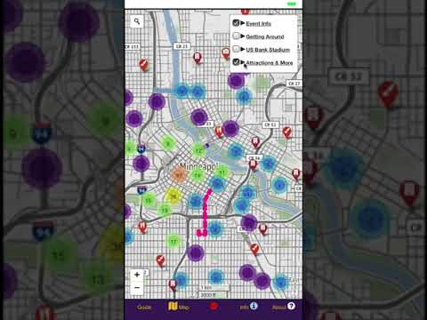 Twin Cities Winter Fun Map