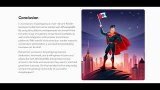 Conclusion - Wholesale2B Dropshipping Course #20