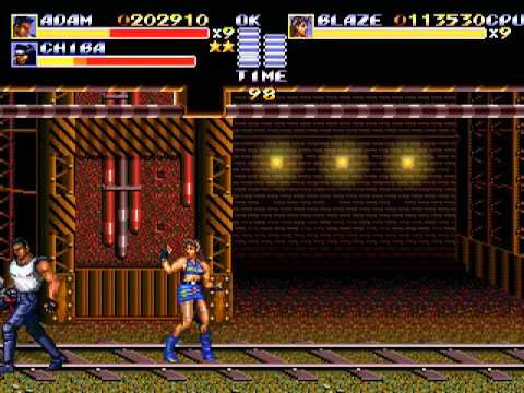Streets of Rage Remake 5.0 - Adam and Blaze (Stage 3)