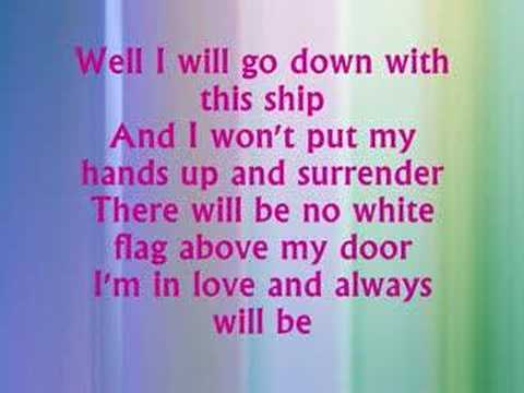 Dido - White Flag with Lyrics