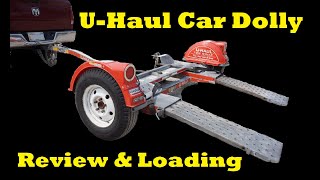 $100 UHAUL Tow / Car Dolly Hauler Trailer ~ Review & How To Load Tie Down & Load a Vehicle