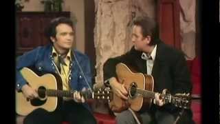 Merle Haggard &amp; Johnny Cash  ~ &quot;Sing Me Back Home&quot; ((The Johnny Cash TV Show 1969))