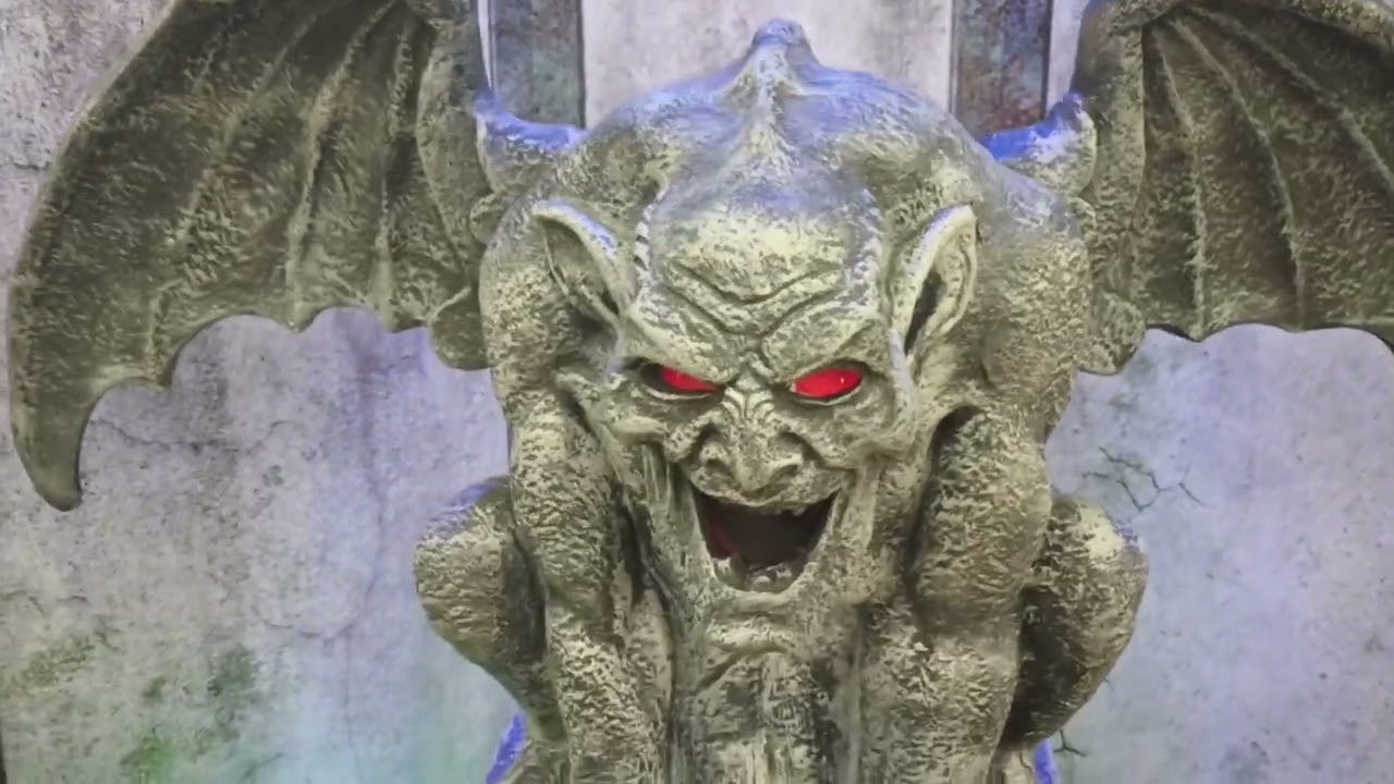 Spirit Halloween 2016 Sinister Gothic Gargoyle (2023 release) In-Store Demo