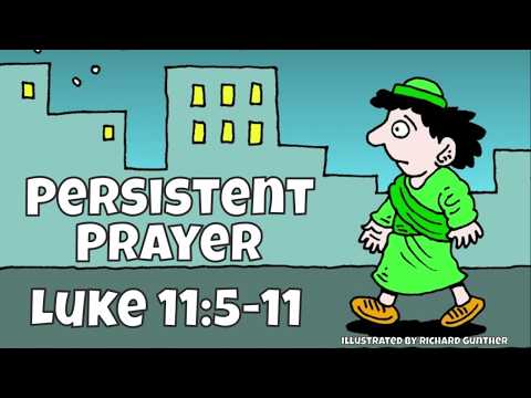 The Parable of Persistent Prayer (importunity) Storybook for Kids - Luke 11