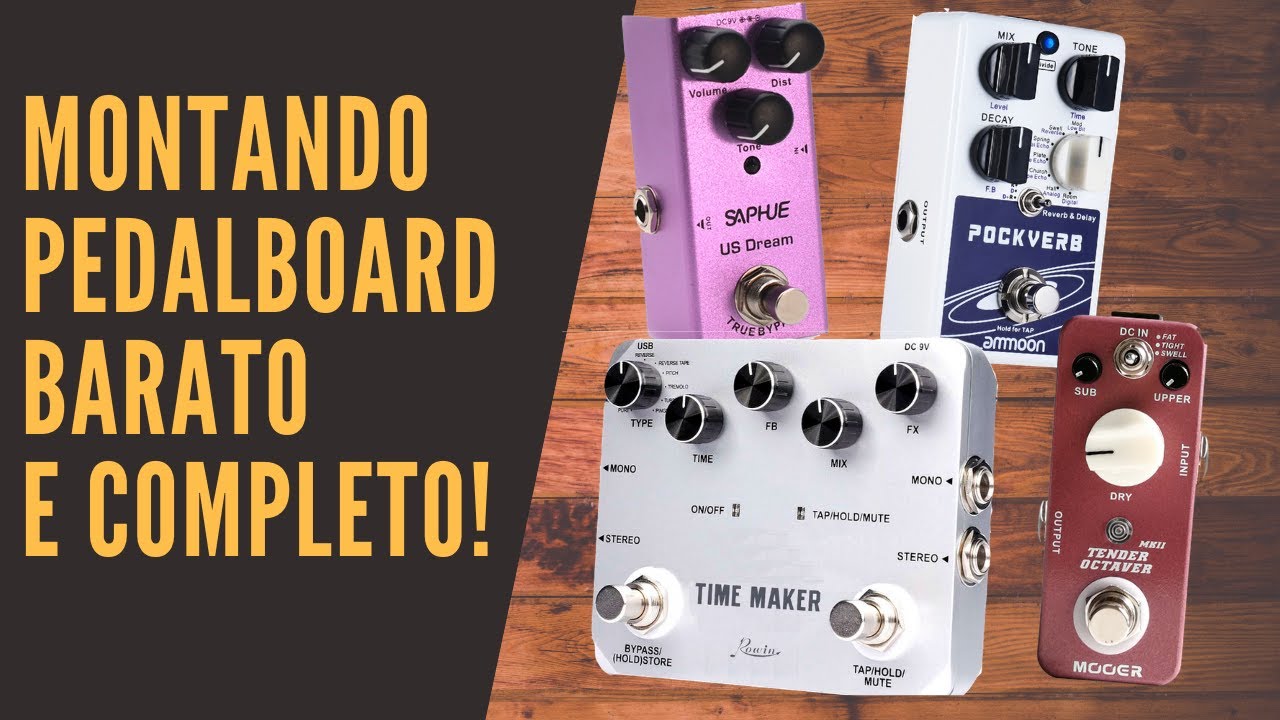 PEDALBOARD BOM E BARATO